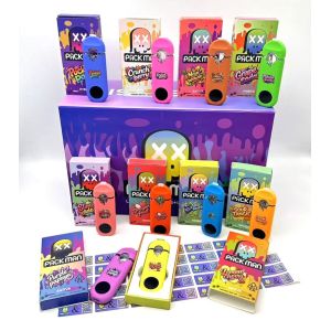 New Pack Man 1g Empty Disposable Vape with LCD Screen & Packaging Wholesale
